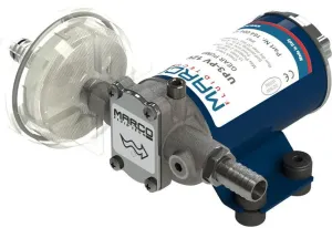 Marco UP3-PV PTFE Gear pump 15 l/min with check valve 12V #1307707