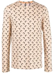 MARINE SERRE - Moon Print Long Sleeve Sweater #366510