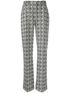 MARINE SERRE - Moon Jacquard Tailored Trousers