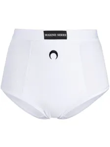 MARINE SERRE - Logo Cotton Panties