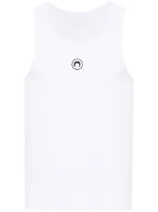 MARINE SERRE - Logo Organic Cotton Tank Top