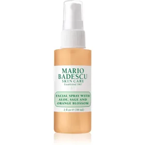 Mario Badescu Facial Spray with Aloe, Sage and Orange Blossom energising moisturising mist 59 ml