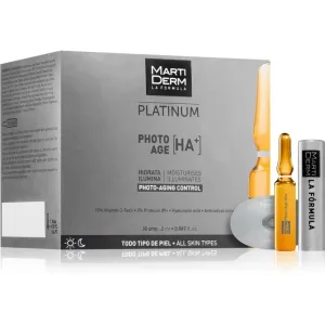 MartiDerm Platinum Photo Age HA+ anti-ageing serum in ampoules with vitamin C 30x2 ml