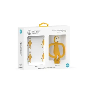 Matchstick Monkey Animal Teether & Muslin Lion gift set (for children)