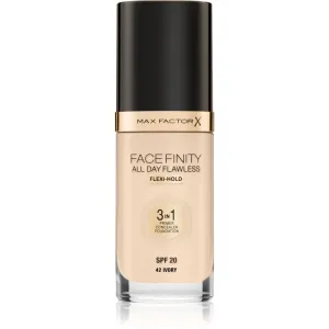Max Factor Facefinity All Day Flawless Long-Lasting Foundation SPF 20 Shade 42 Ivory 30 ml