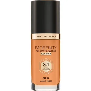 Max Factor Facefinity All Day Flawless long-lasting foundation SPF 20 shade 84 Soft Toffee 30 ml