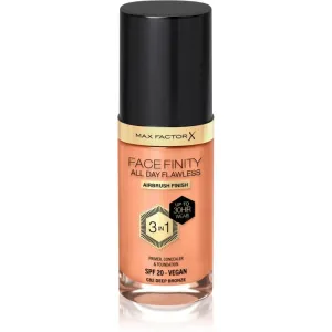Max Factor Facefinity All Day Flawless long-lasting foundation SPF 20 shade C82 Deep Bronze 30 ml