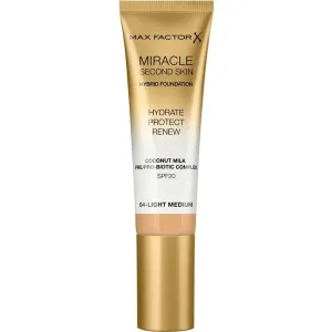 Max Factor Miracle Second Skin hydrating cream foundation SPF 20 shade 04 Light Medium 30 ml #265317
