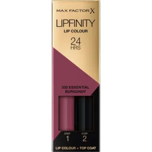 Max Factor Lipfinity Lip Colour long-lasting lipstick with balm shade 330 Essential Burgundy 4,2 g