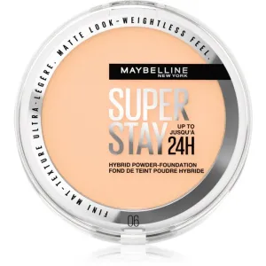 Maybelline SuperStay 24H Hybrid Powder-Foundation compact powder foundation for a matt look shade 06 9 g