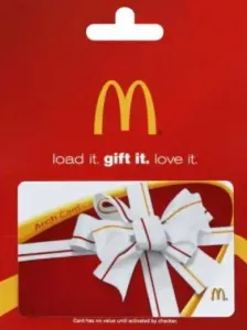 McDonald's Gift Card 2000 SEK Key SWEDEN