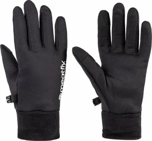 Meatfly Gloves Mens Powerstretch Gloves Black/White XL