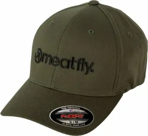 Meatfly Brand Flexfit Olive L/XL Baseball Cap