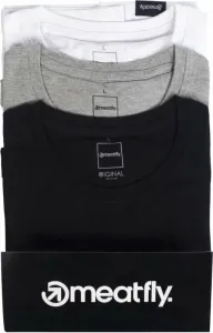 Meatfly Basic T-Shirt Multipack Black/Grey Heather/White S T-Shirt