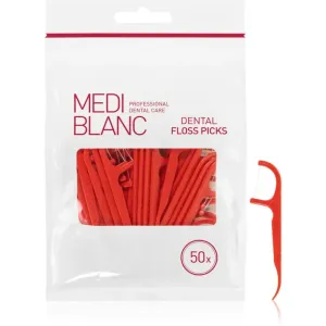 MEDIBLANC Dental Floss Picks toothpicks with dental floss 50 pc