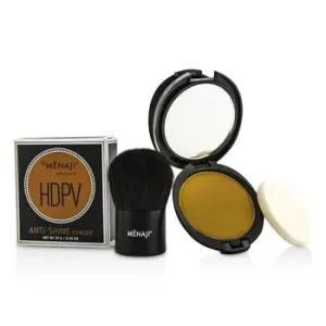 MenajiHDPV Anti-Shine Sunless Tan Kit: HDPV Anti-Shine Powder - T (Tan) 10g + Deluxe Kabuki Brush 1pc 2pcs