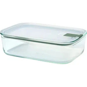 Mepal EasyClip glass food storage box colour Nordic Sage 1500 ml
