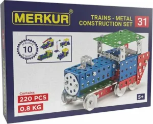 Merkur M 031 Railway Construction Set 211 Parts