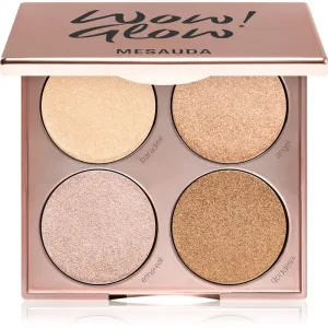 Mesauda Milano Wow Glow highlighter palette for the face 4x3 g