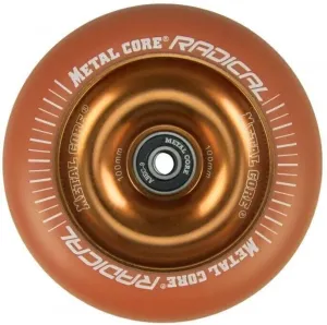 Metal Core Radical Scooter Wheel Orange/Orange Fluorescent