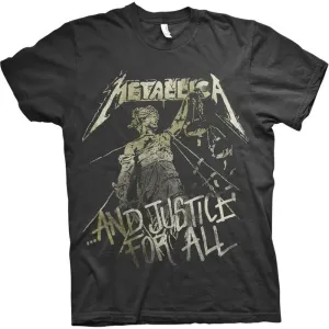 Metallica T-Shirt Justice Vintage Unisex Black 2XL