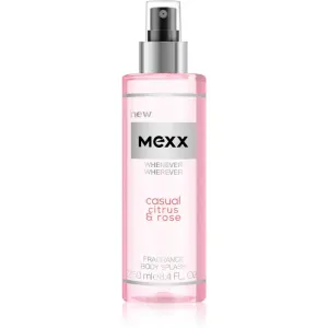 Mexx Whenever Wherever Casual Citrus & Rose Refreshing Body Spray for Women 250 ml
