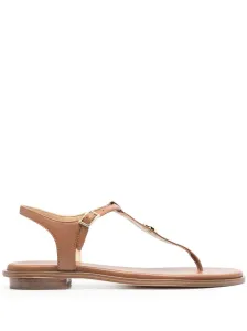 MICHAEL MICHAEL KORS - Mallory Leather Thong Sandals #1824693