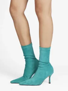 Women's Low Heel Sock Boots #510257
