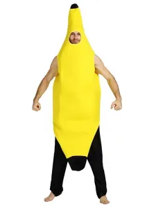 Food Costume Banana Adults Unisex Funny Fruit Costumes Carnival