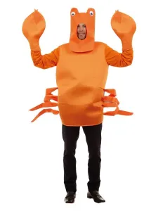 Food Costume Lobster Orange Adults Unisex Halloween Costumes