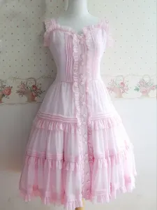 Sweet Buttons Polyester Lolita Dress #403631