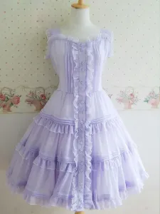 Sweet Buttons Polyester Lolita Dress #403632