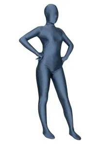 Halloween Morph Suit Dusty Blue Lycra Spandex Zentai Suit #407389