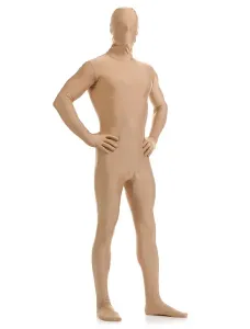 Light Tan Zentai Suit Adults Morph Suit Full Body Lycra Spandex Bodysuit for Men #407052