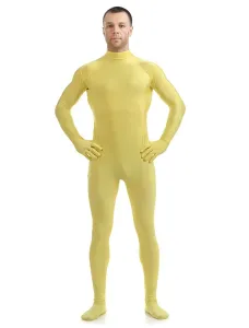 Yellow Morph Suit Adults Bodysuit Lycra Spandex Catsuit #407081