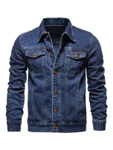 Men's Jackets & Coats Jacket For Men Men's Jackets Chic Light Sky Blue Light Sky Blue Stylish #509277