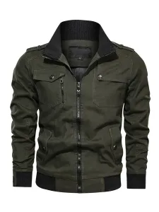 Men's Jackets & Coats Mens Jacket Men's Jackets Chic Burgundy Green Modern #509297