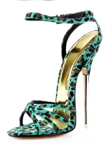 Leopard Print Cloth Sandals #408909