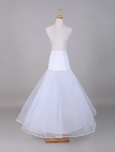 White Tulle A-Line Slip Wedding Petticoat