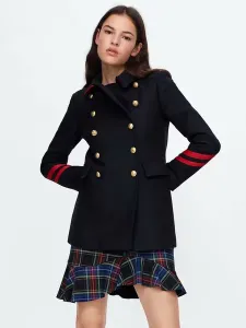 Women's Pea Coat Turndown Collar Sailor Winter Outerwear #427444