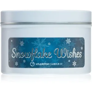 Milkhouse Candle Co. Christmas Snowflake Wishes scented candle in a tin 141 g