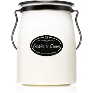 Milkhouse Candle Co. Creamery Berries & Cream scented candle Butter Jar 624 g