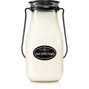 Milkhouse Candle Co. Creamery Brown Butter Pumpkin scented candle Milkbottle 397 g