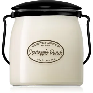 Milkhouse Candle Co. Creamery Cranapple Punch scented candle Butter Jar 454 g