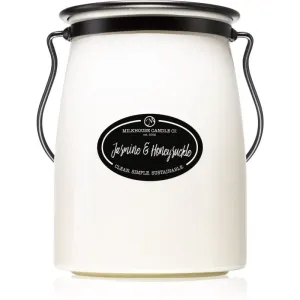 Milkhouse Candle Co. Creamery Jasmine & Honeysuckle scented candle Butter Jar 624 g