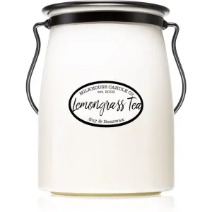 Milkhouse Candle Co. Creamery Lemongrass Tea scented candle Butter Jar 624 g