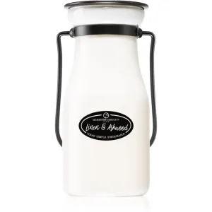 Milkhouse Candle Co. Creamery Linen & Ashwood scented candle Milkbottle 227 g
