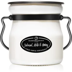 Milkhouse Candle Co. Creamery Oatmeal, Milk & Honey scented candle Cream Jar 142 g