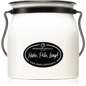 Milkhouse Candle Co. Creamery Rake, Pile, Leap! scented candle Butter Jar 454 g #272092