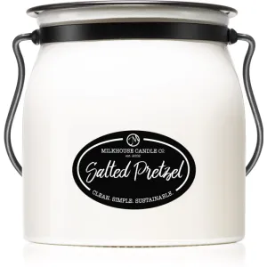 Milkhouse Candle Co. Creamery Salted Pretzel scented candle Butter Jar 454 g